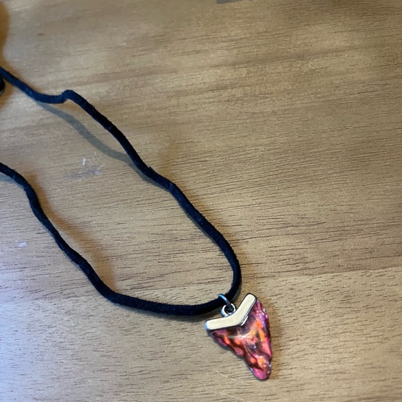Shark Tooth Shaped Necklace - Picture 2 of 6